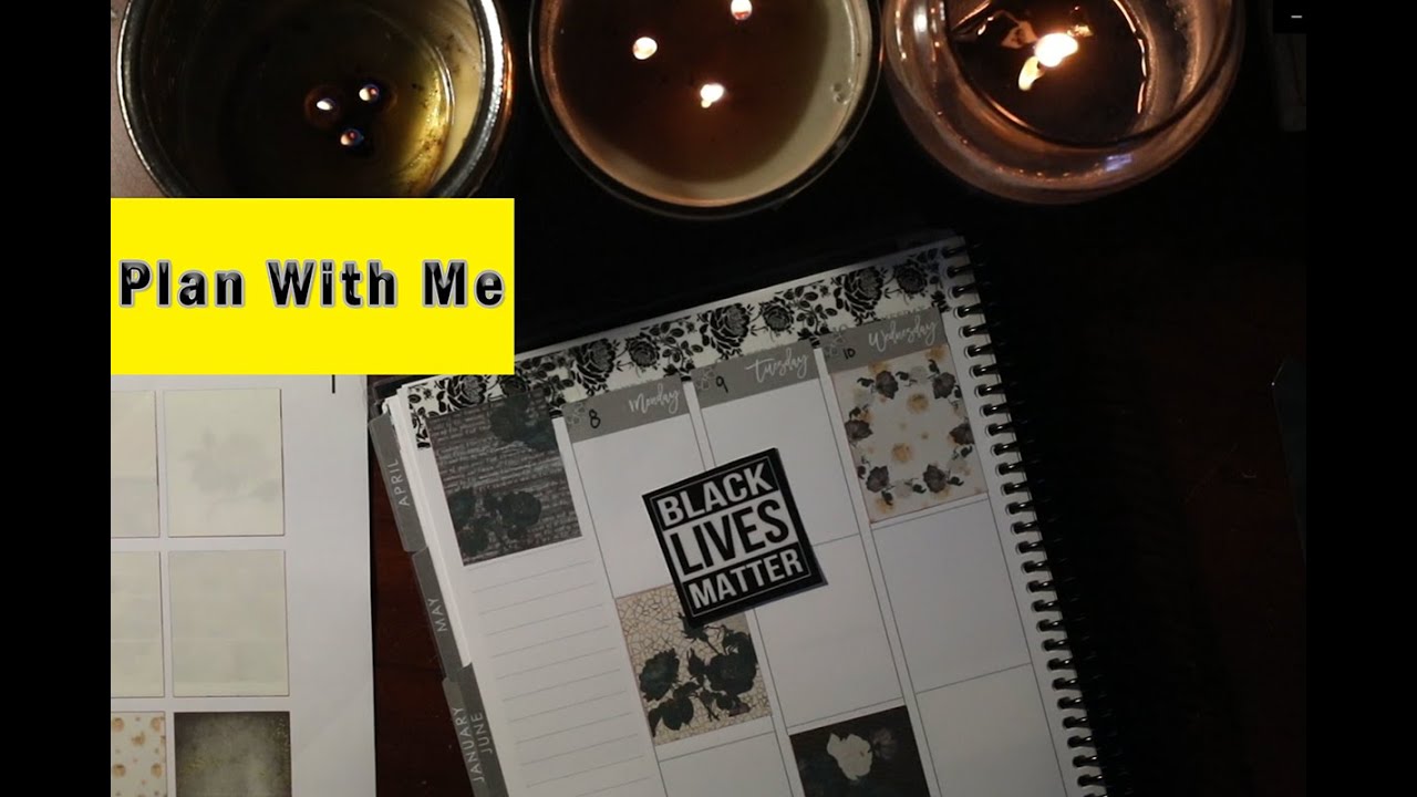 Plan With Me - Erin Condren Vertical Lifeplanner - #BLMplannerChallenge