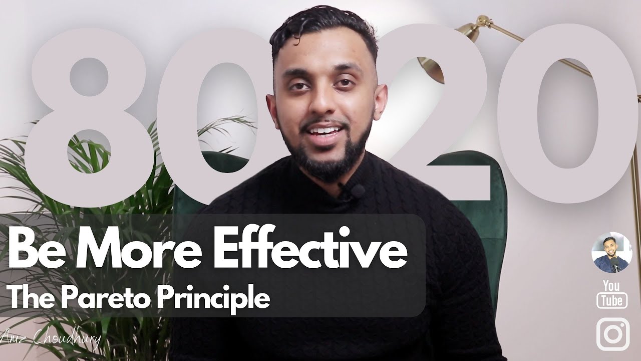 How To Apply The 80/20 principle To Studying Medicine and To Life - Pareto Principle