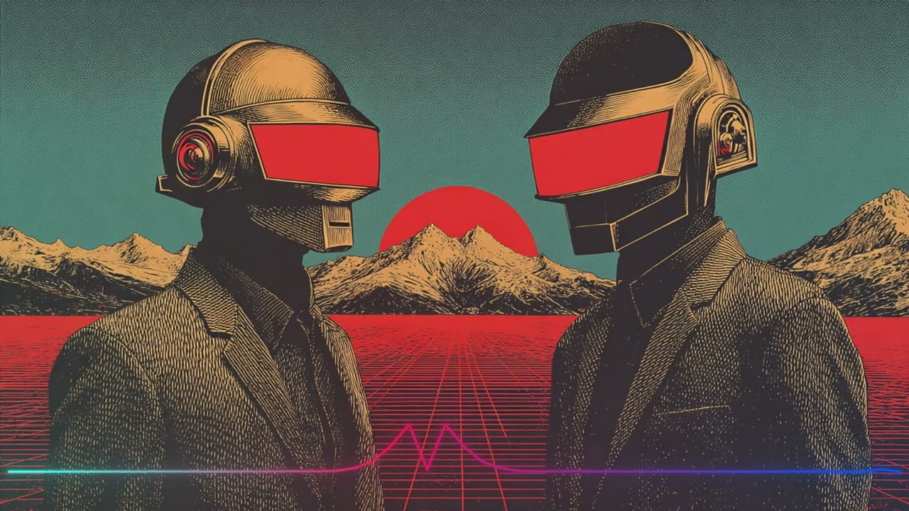 Daft Punk Geometry of Sound🪩🤖 | Chill Disco, Synth Funk, Electronic Playlist