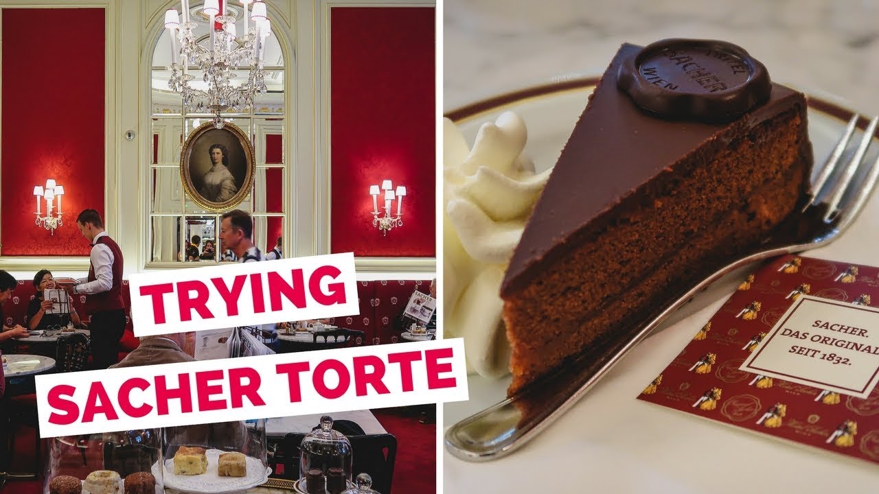 Viennese Food 🍰 Trying Vienna’s Legendary Cake Lunch! 🍫 Eating Sachertorte at Café Sacher Wien 🇦🇹☕
