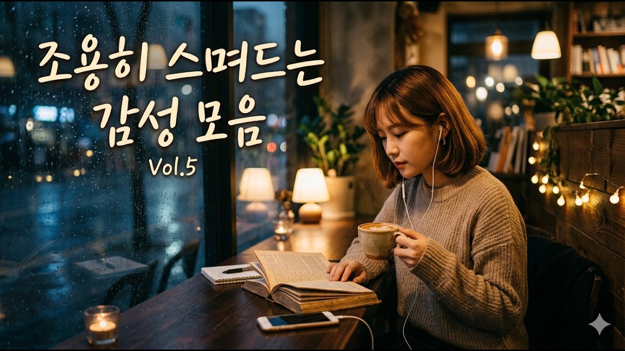 [별빛선율 음악 채널]  조용히 스며드는 감성 모음 Vol.5🎧하루의 끝, 나를 위로하는 노래