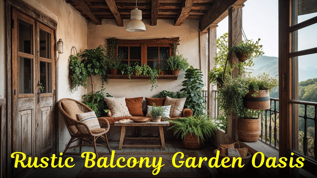 Превратите свой деревенский балкон в уютный оазис: бюджетные идеи преображения своими руками 2025...