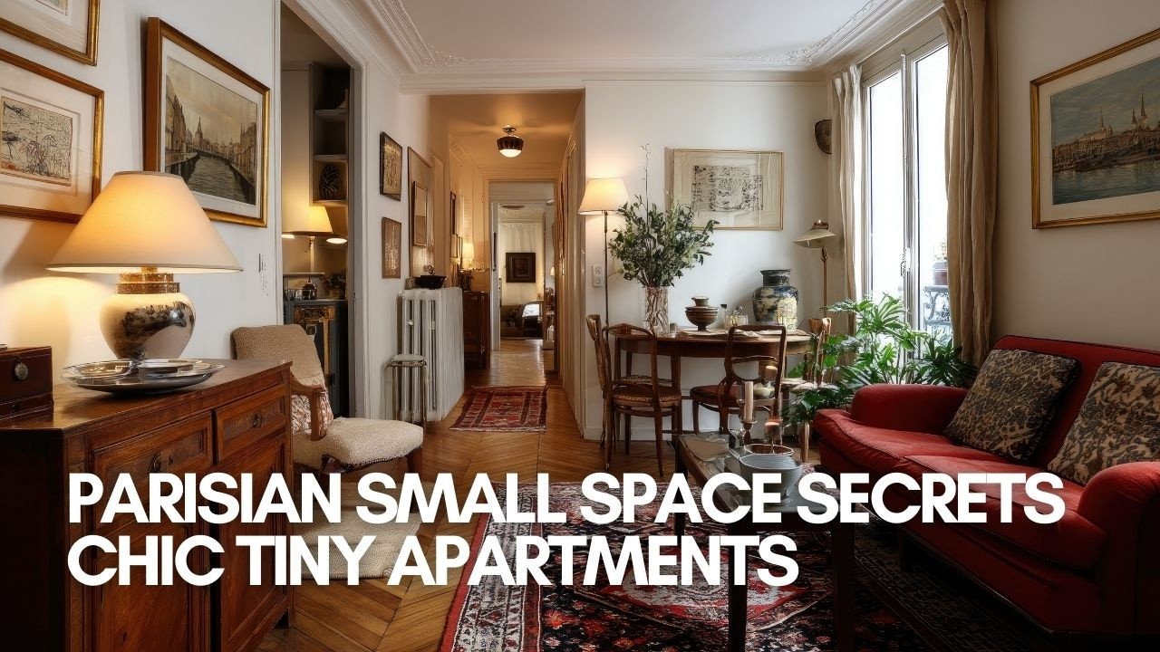 Parisian Small Space Secrets | Decor & Layout Tips from Chic Tiny Apartments