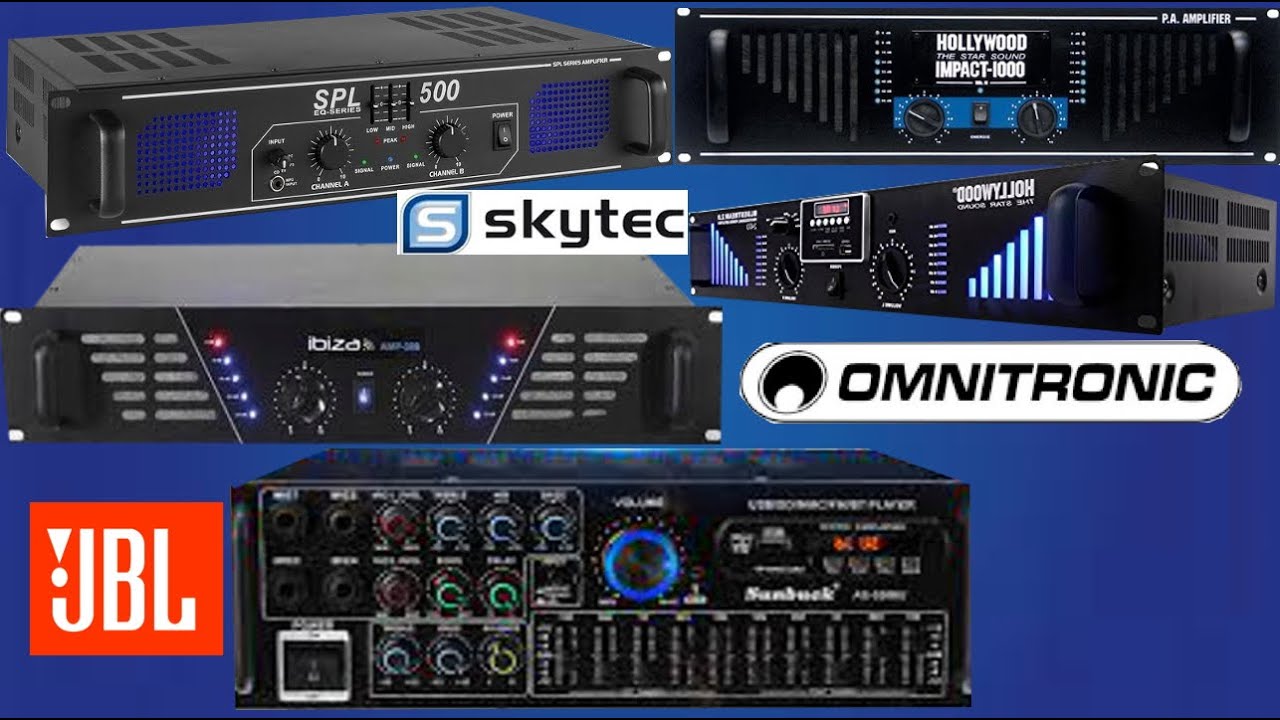 Chińskie wzmacniacze, końcówki mocy audio, których lepiej unikać. Skytec, Voice Kraft, Vonyx, Auna