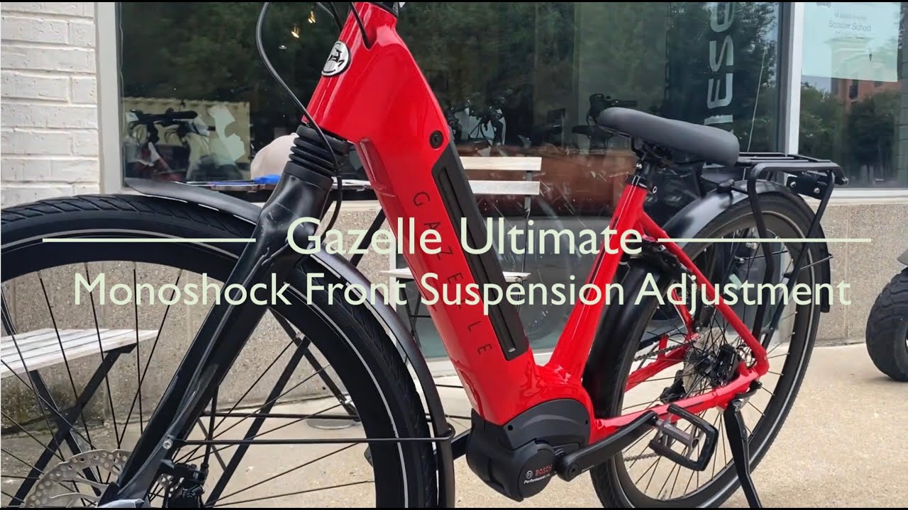 Gazelle Ultimate Monoshock Front Suspension Fork Adjustment