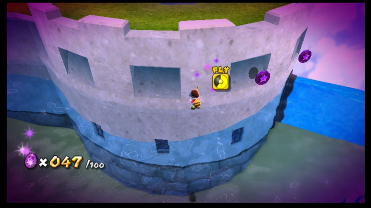 Super Mario Galaxy - Sea Slide Galaxy: Purple Coins by the Seaside