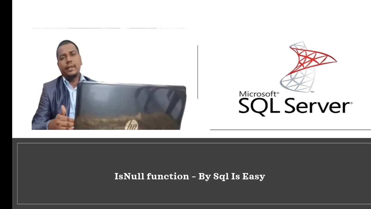 Is Null Function #sqlserver #isnull