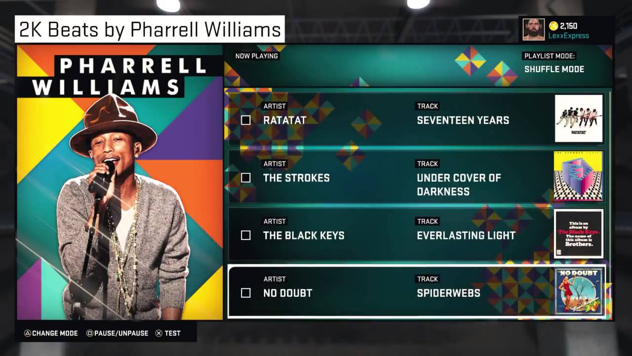 NBA 2k15 soundtrack - 2k beats menus - list of tracks