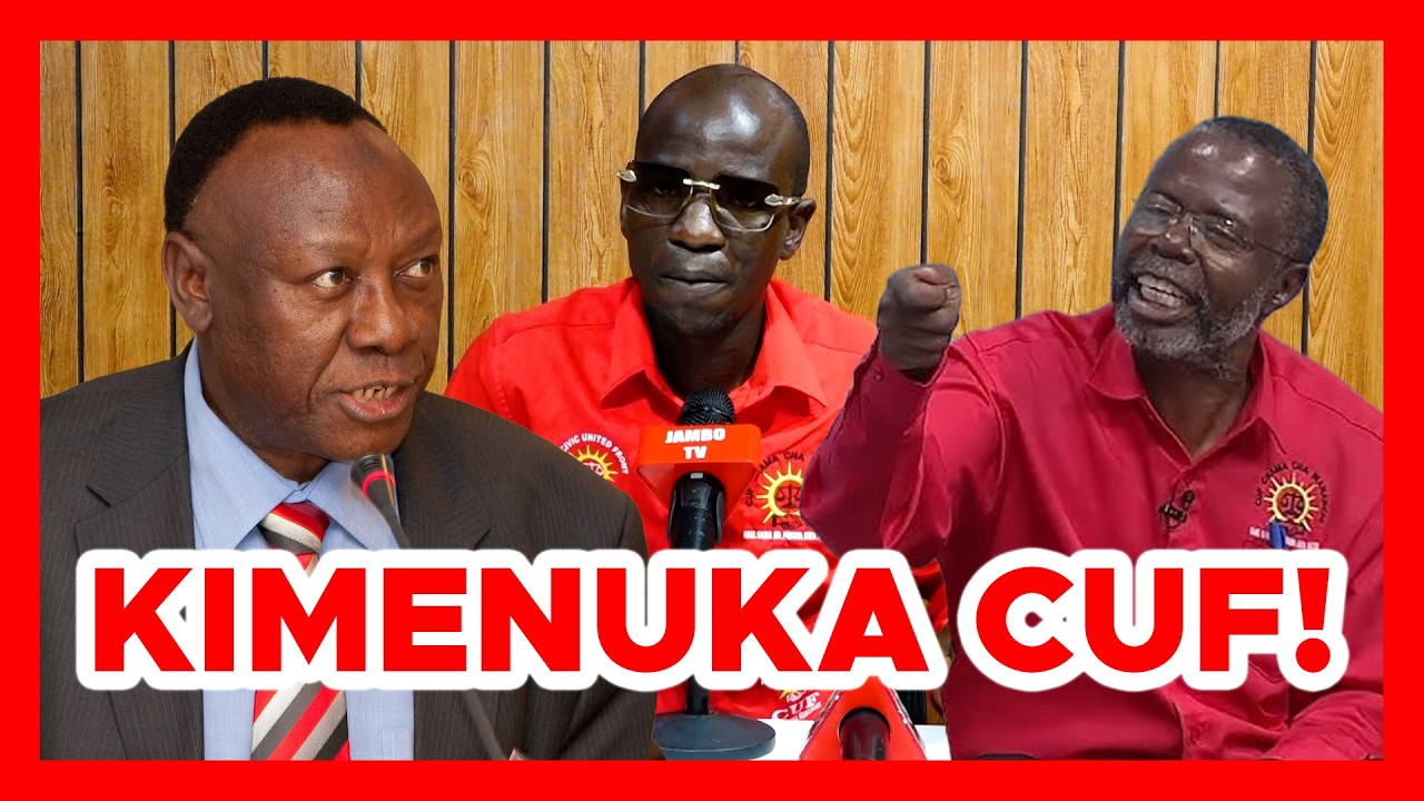 🔴#LIVE: KIMENUKA CUF MAPUNDA ATANGAZA NO REFORM NO ELECTION KWENYE UCHAGUZI WA MARUDIO/ATAJA VIGOGO.