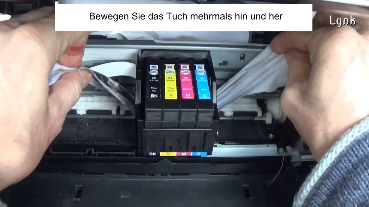 Eine einfache M&ouml;glichkeit, Epson-Druckkopfd&uuml;sen zu reinigen