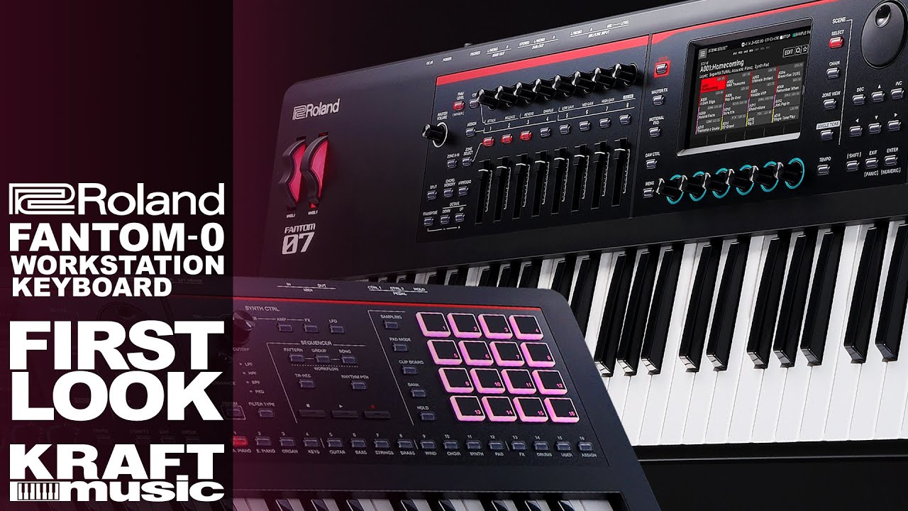 Roland Fantom-0 Workstation Keyboard - First Look with Scott Berry