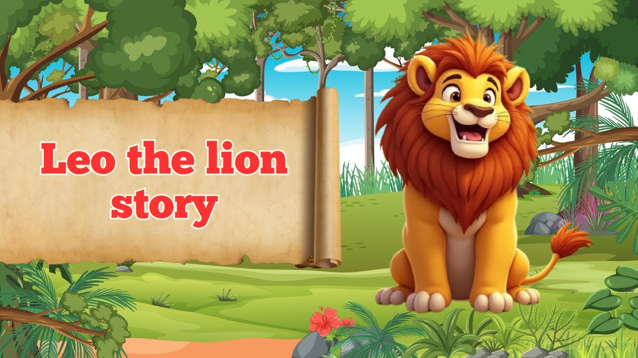 История льва Лео | Истории на английском для детей | Сказки на ночь с поучительной моралью и исто...