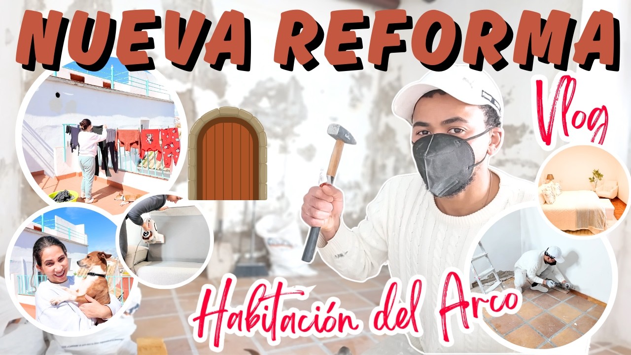 NUEVA PROYECTO 🚧 HABITACIÓN DEL ARCO‼️ MI RUTINA DEL DÍA