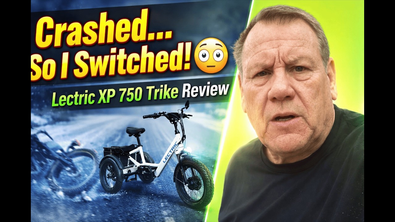 I Crashed My E-Bike… Here’s Why I’m Switching to the Lectric XP 750 Trike (Full Review)