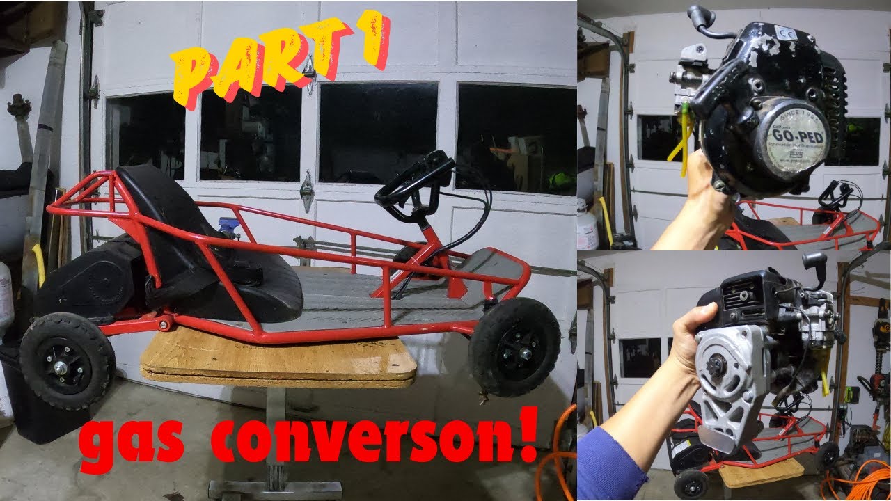 Razor Dune Buggy gas engine conversoin part 1