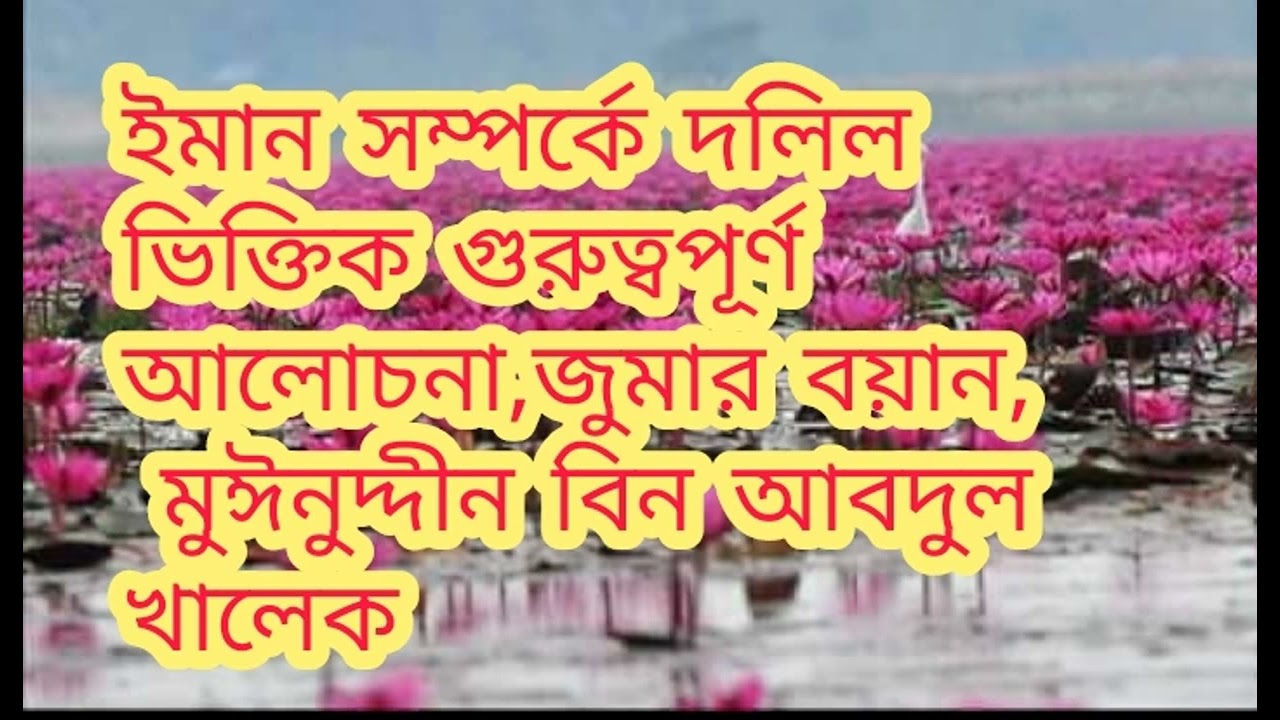 ইমান নিয়ে, ওয়াজ,বয়ান তাফসীর,আলোচনা, নসিহত,দলিল ভিক্তিক গুরুত্বপূর্ণ waaz, মুফতি,মুঈনুদ্দীন
