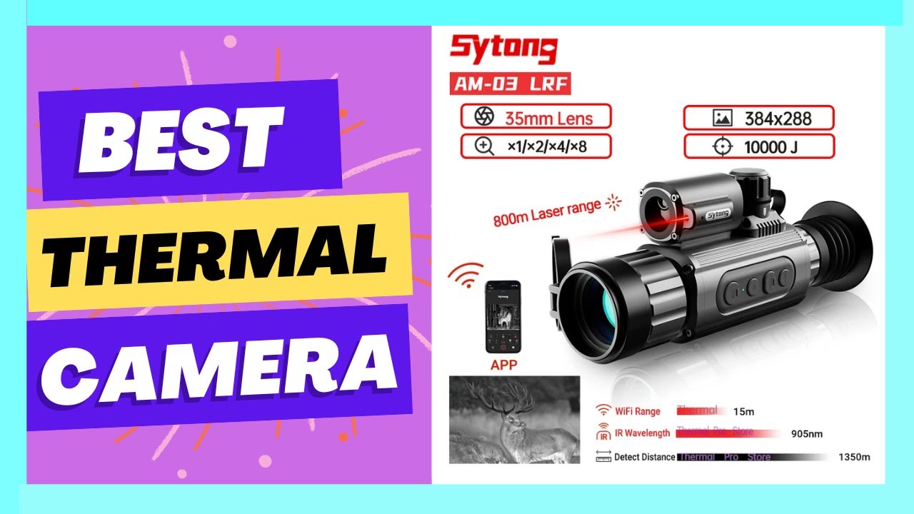 Sytong AM03 Thermal Imager for Hunting 10000J Impact WiFi Aiming Lens