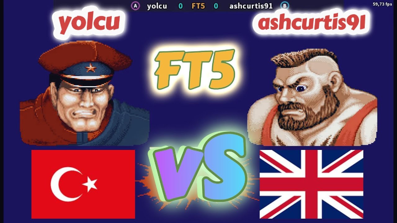Street Fighter II': Champion Edition - yolcu  vs ashcurtis91 - FT5 -  1080P/60FPS  - 14.05.2025