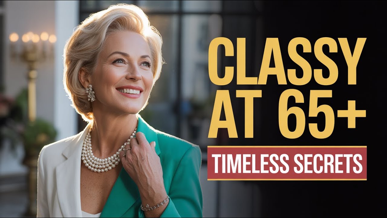 How to Look Classy and Elegant at 65+ Timeless Fashion Secrets