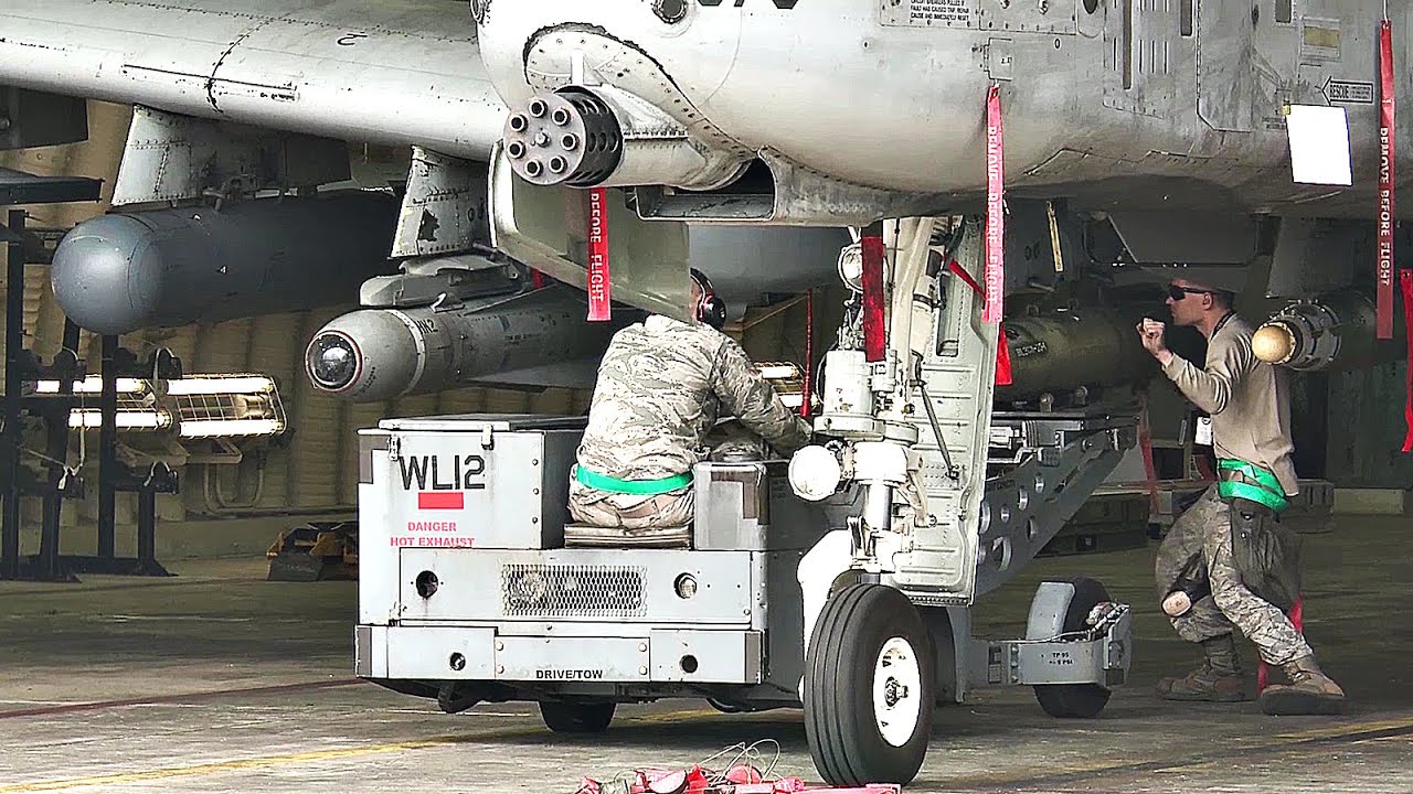 A-10 Weapons Load Crew - Munitions Loading