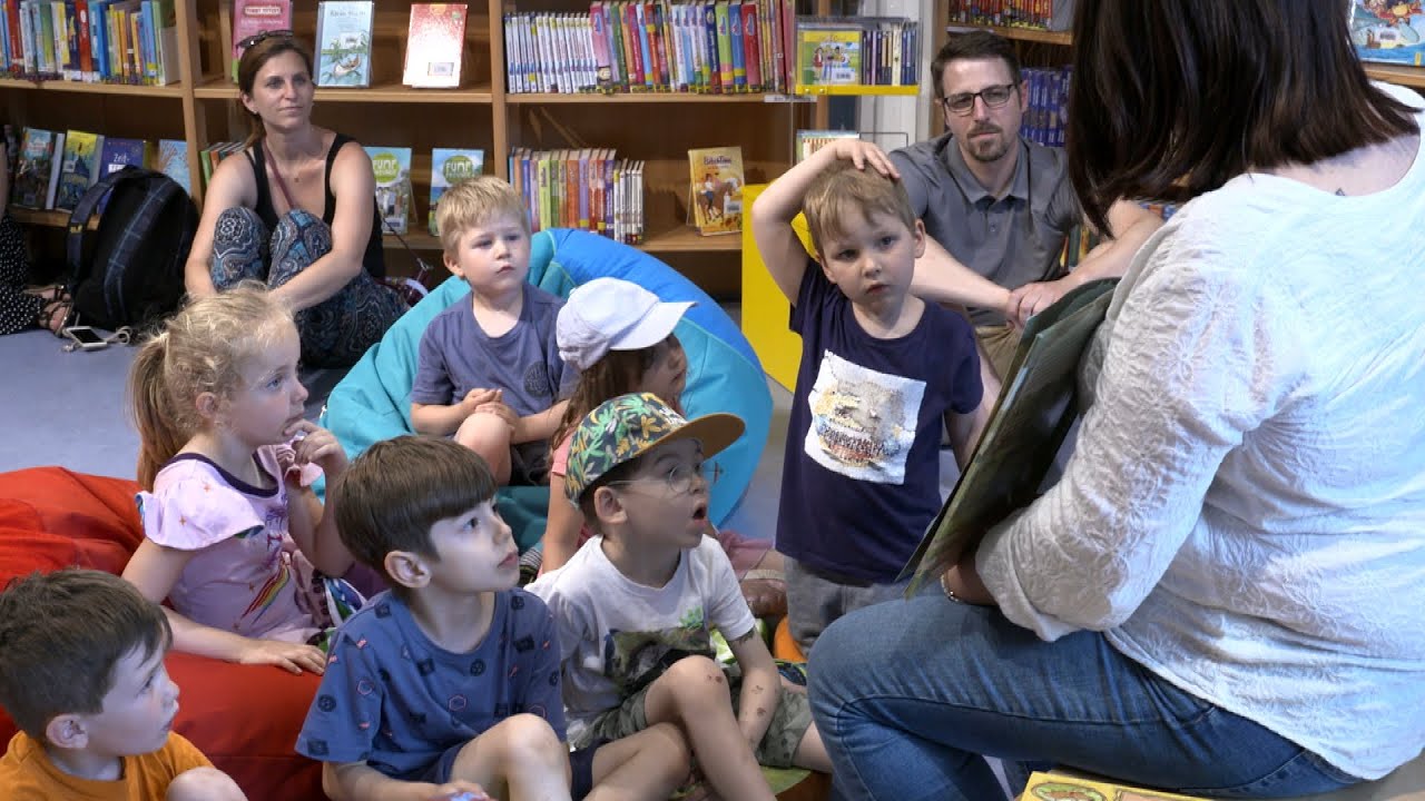 Kinderlesung in der Stadtb&uuml;cherei Schwechat