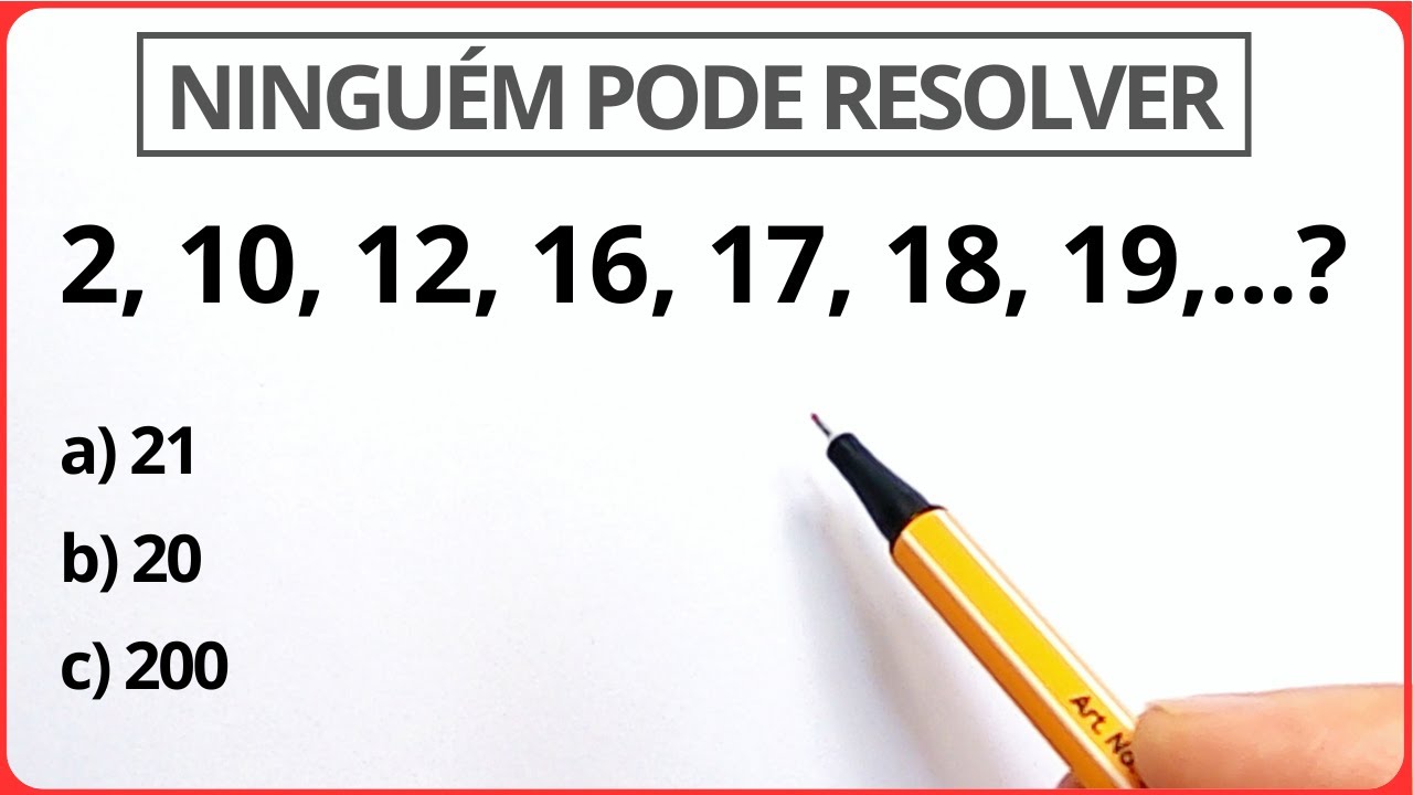 5 QUESTÕES DE RACIOCÍNIO LÓGICO🔥 GRAU 1‼️