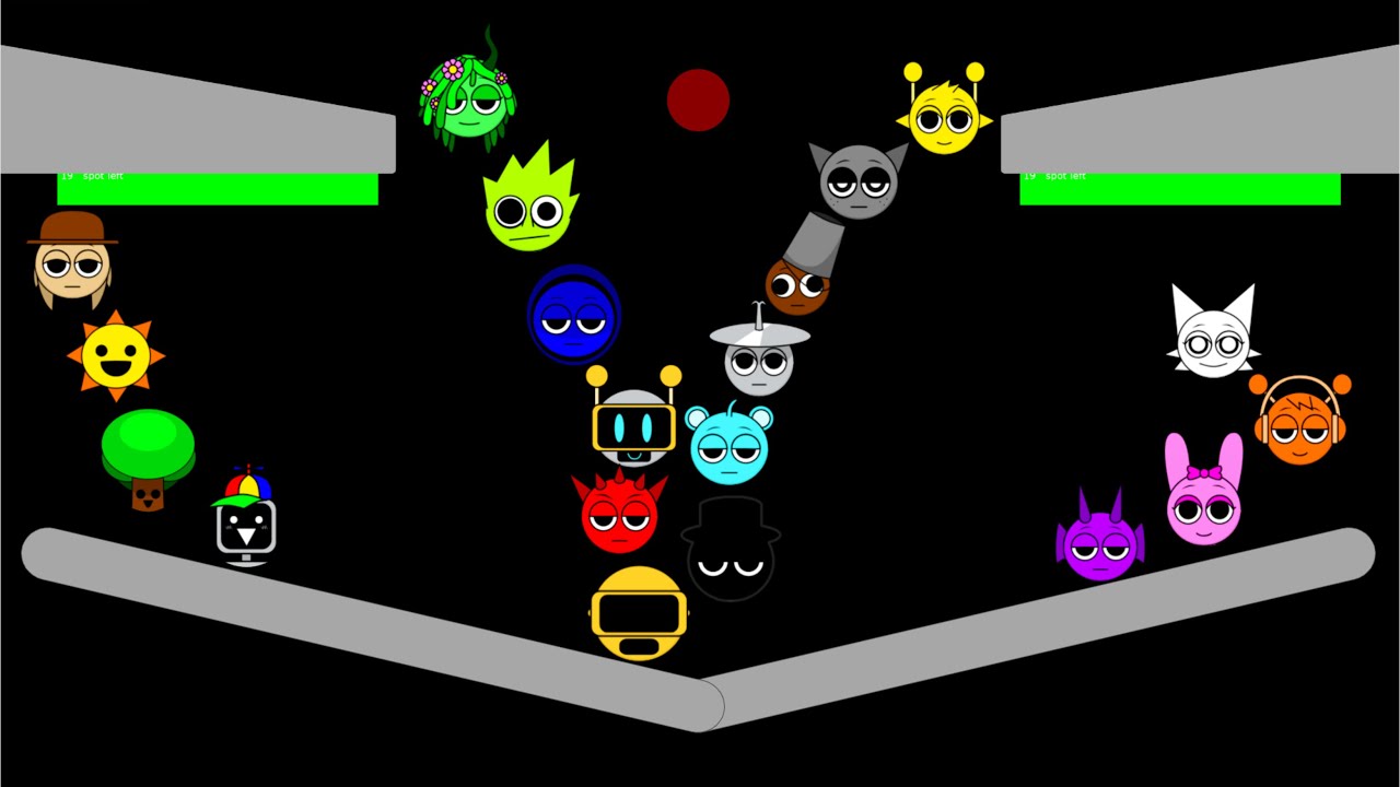 Incredibox Sprunki Marble Race in Algodoo │ Race 8.