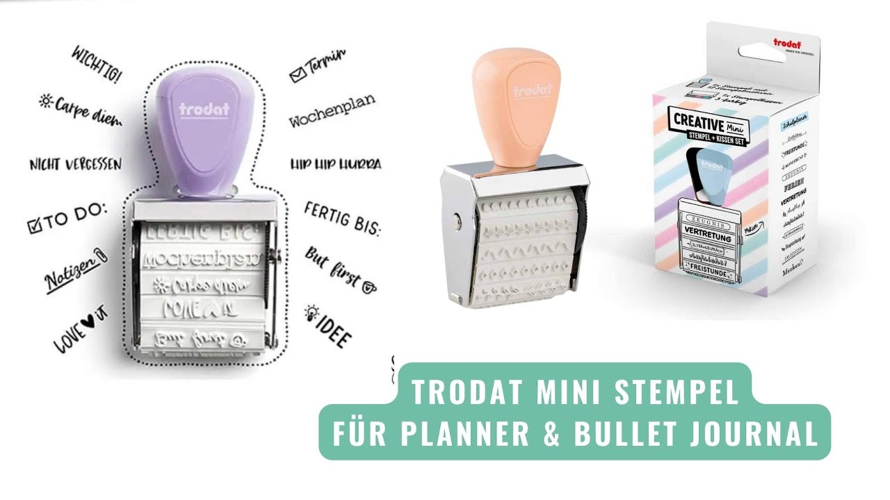 Mega coole Stempel für Bullet Journal, Kalender und Planner