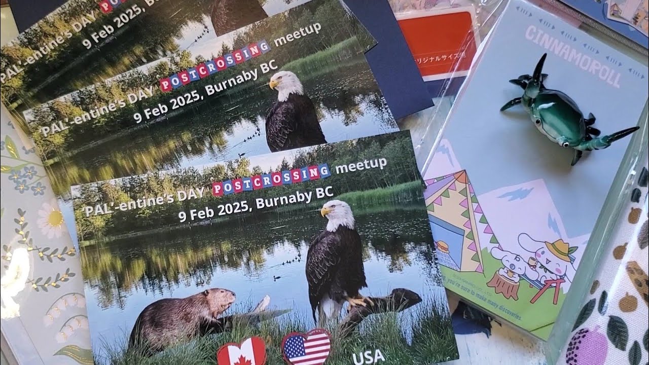 Vancouver Day Trip, Postcrossing, Stationery, and Catching Up