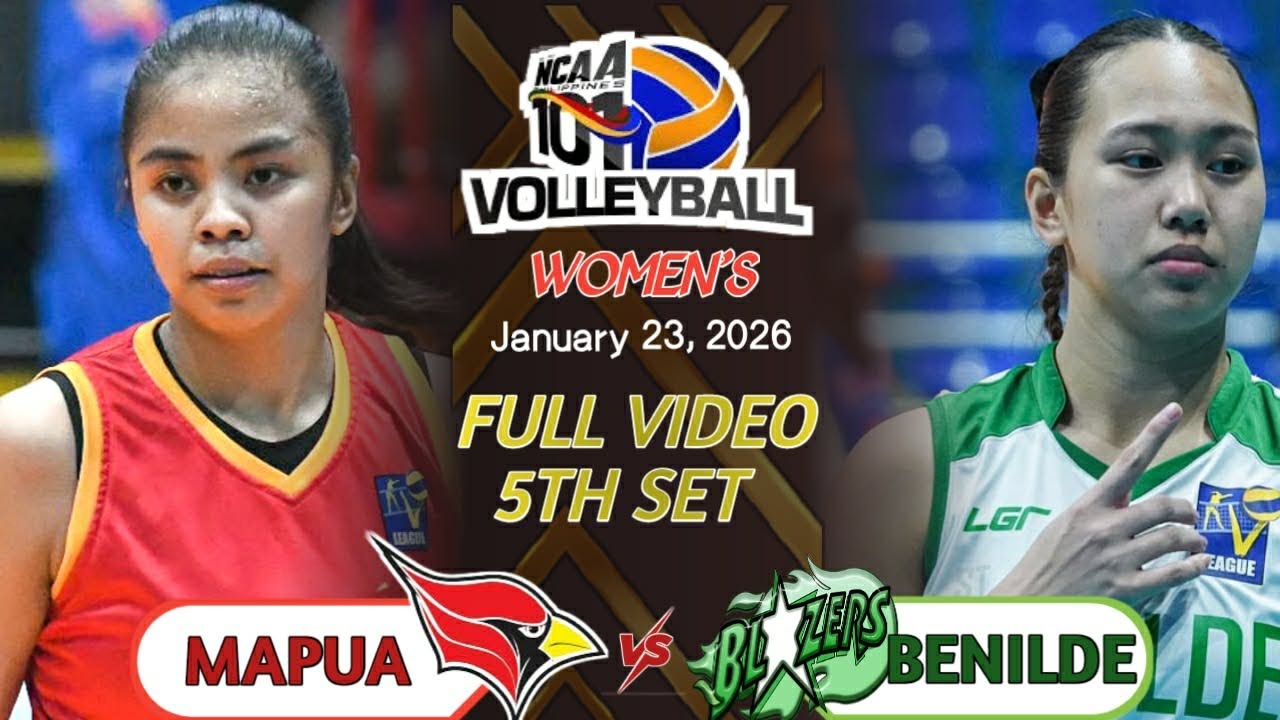 FULL 5TH SET - NCAA 101 WOMENS VOLLEYBALL | CSB BLAZERS vs MAPUA CARDINALS