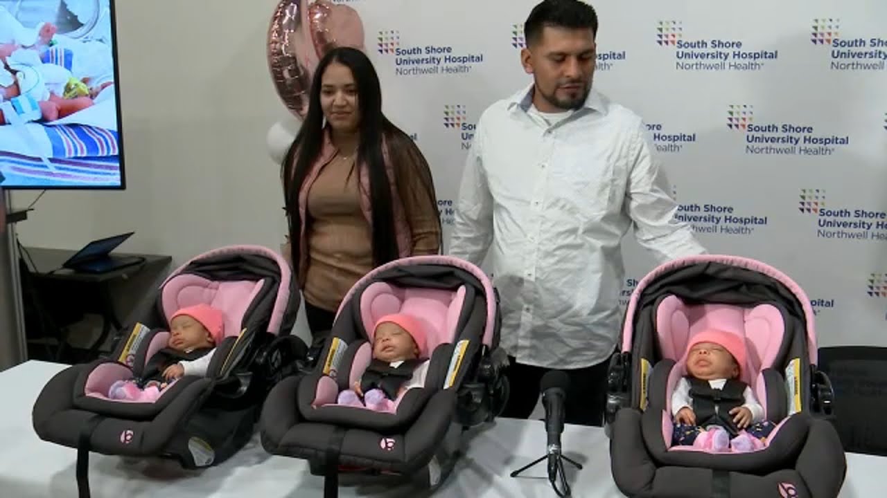 LI hospital celebrates 1st set of triplets in 112-year history