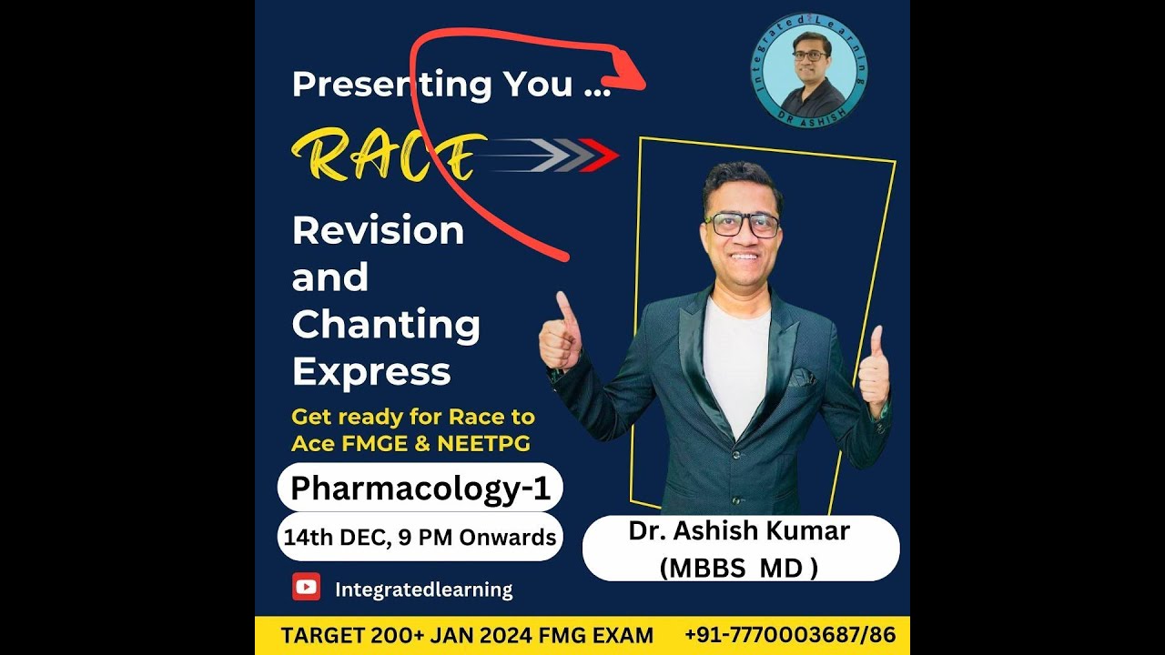 PHARMA RACE Session PART -1 BY DR ASHISH