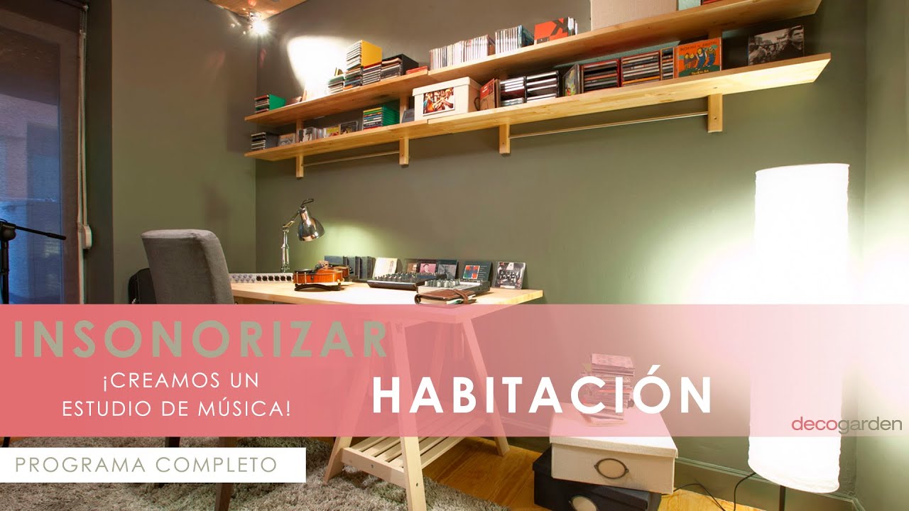 Cómo INSONORIZAR una HABITACIÓN 🏡🎵 ¡Creamos un pequeño estudio de música! 🎶 Decogarden