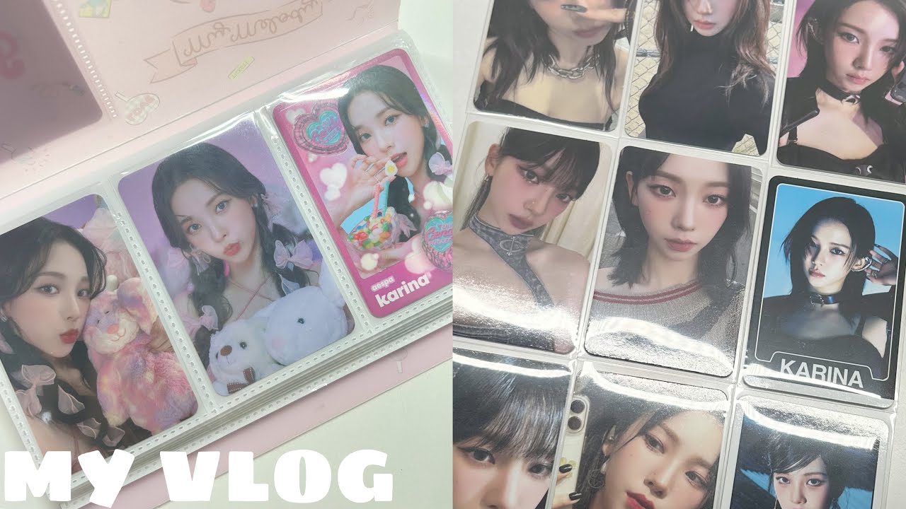 [ 마이로그 ] 카리나 트레카 드볼한 사람 •덕질브이로그• 미공포• 칼프• 포카깡• 드라마• 컴백• 엠디• 트레카깡• 에스파• 광야