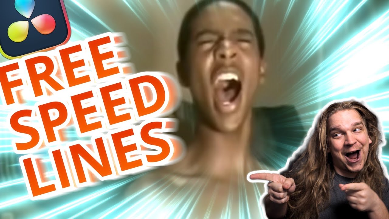 FREE Anime Speed Lines Effect! FAST and POWERFUL