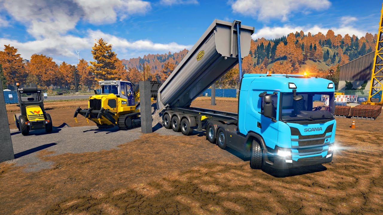 Новый Construction Simulator 2022 &mdash; Ангар (4/8) &mdash; Карта Германии 108 &mdash; Bau-Simulator
