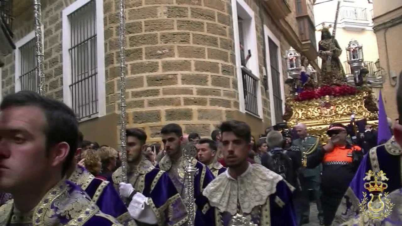 Jesús Nazareno Cádiz 2019. Señor de Santa María. Por Jabonería. AM Virgen de la Oliva