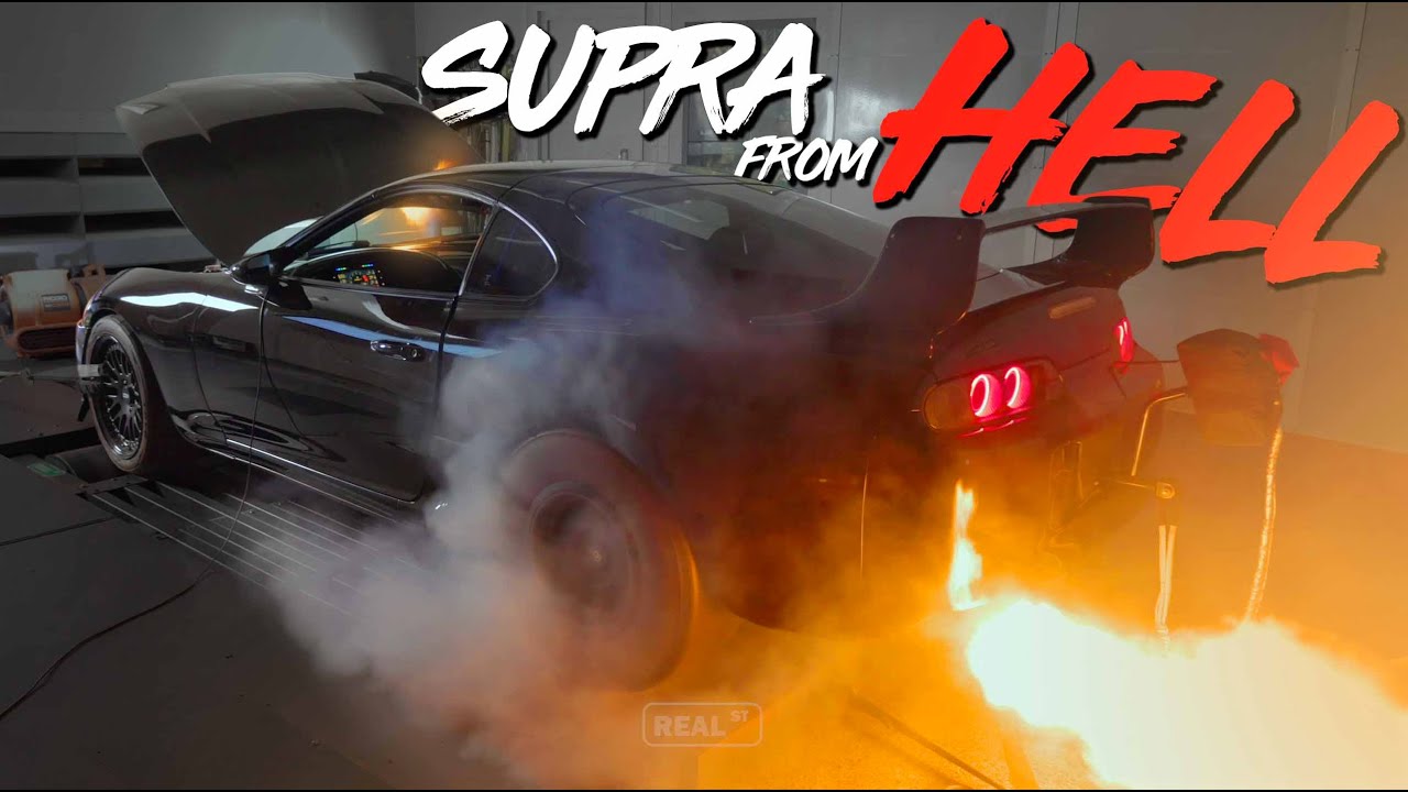 Supra from Hell SHAKES the Building 😳😳 || Rolling Anti-Lag! 8085 Next Gen + 2JZ