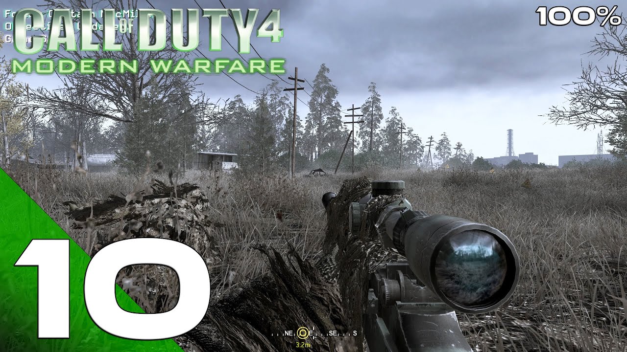 Call of Duty 4 Modern Warfare - Полное прохождение, часть 10 - [2K60FPS] Без комментариев