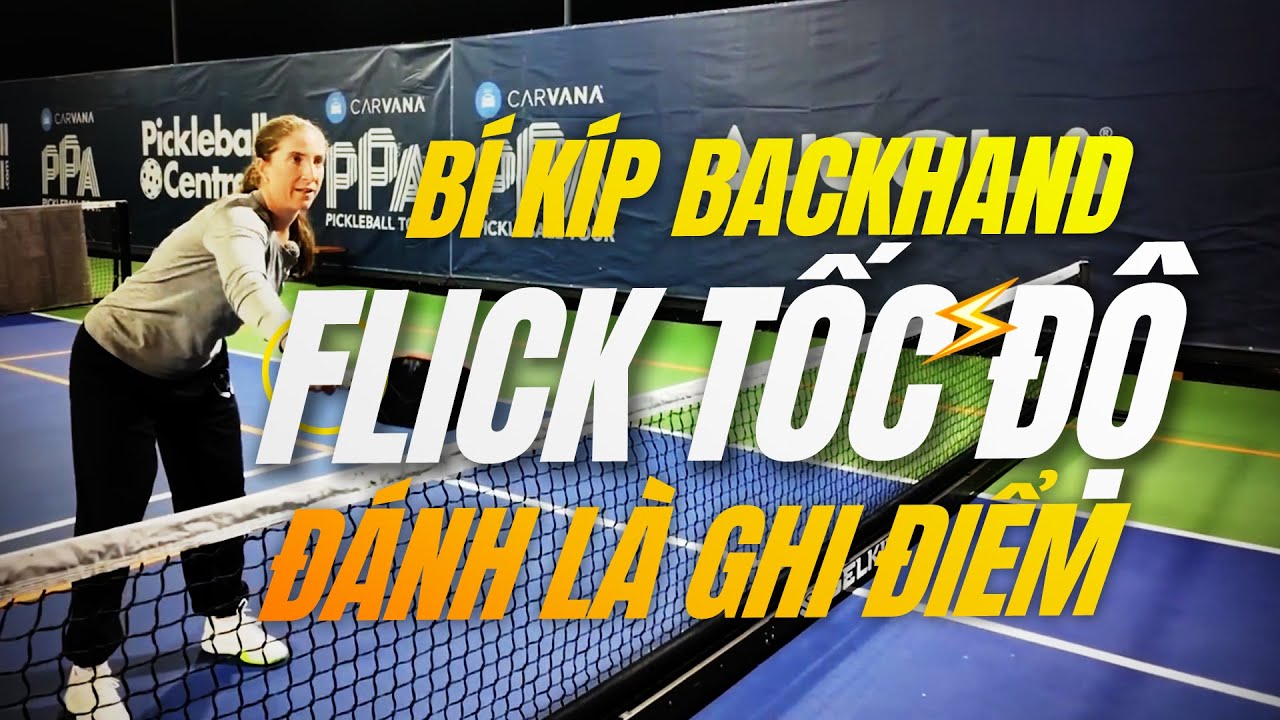 Bí Kíp Backhand Flick Pickleball Cực Gắt Từ Mari Humberg – Đánh Là Ghi Điểm