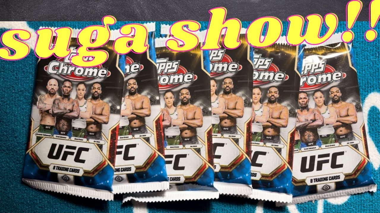 Half box of Topps Chrome UFC!! Huge Super Star Auto!!!