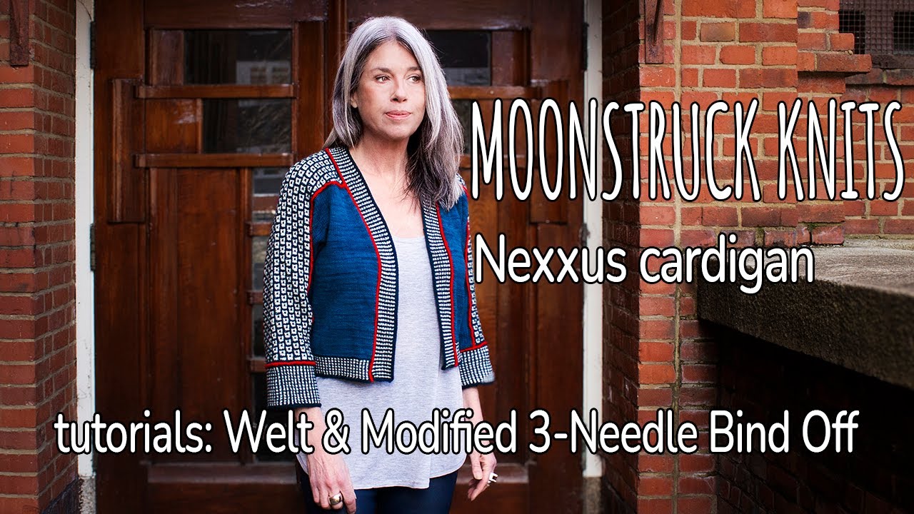 Вязание в стиле Moonstruck Knits | Кардиган Nexxus | Уроки по закрытию петель методом обтачки и м...