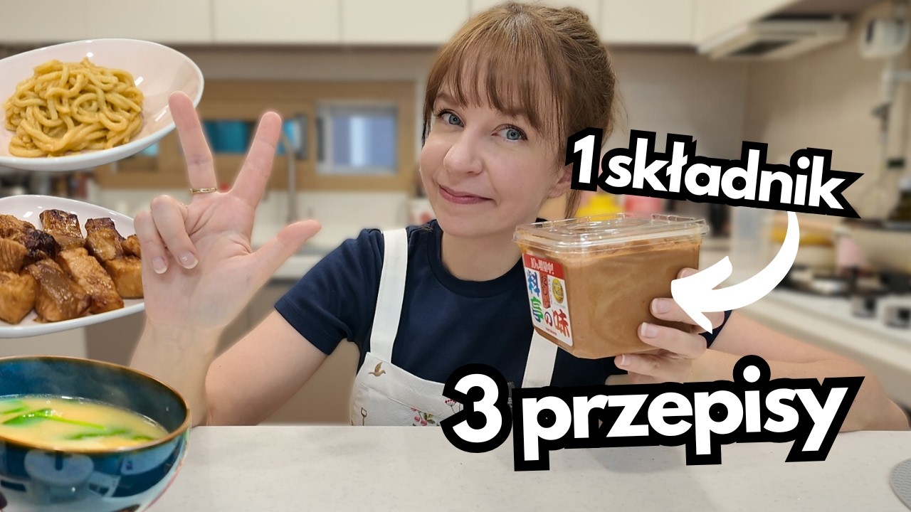 1 SKŁADNIK, 3 DANIA - Makaron, zupa, ryba - co zrobić z MISO