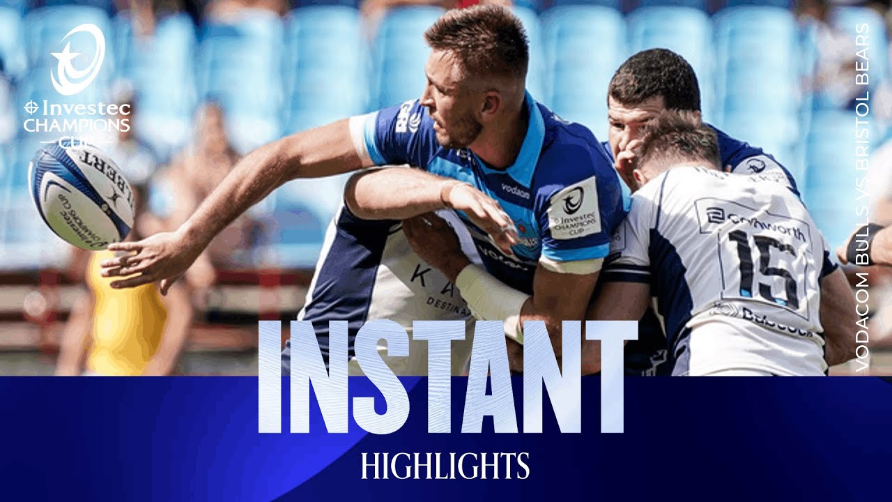 SIXTEEN TRY THRILLER | Vodacom Bulls v Bristol Bears | Investec Champions Cup Instant Highlights