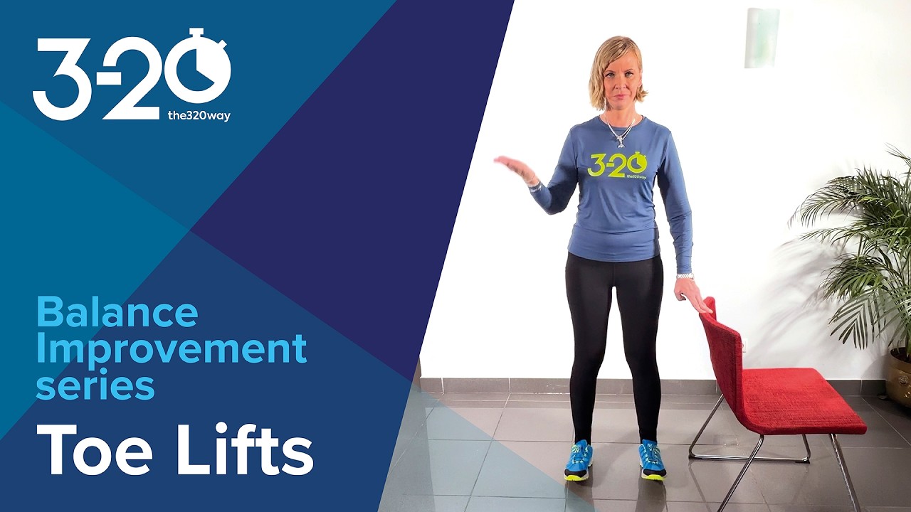 The 3-20 Way Toe Raises to  Strengthen Ankles & Improve Balance