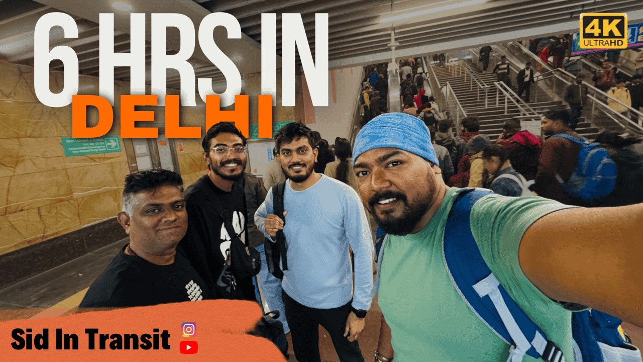 6 Hours in Delhi | Old Delhi, Chandni Chowk Food & Red Fort | Mumbai&ndash;Delhi | Sid In Transit