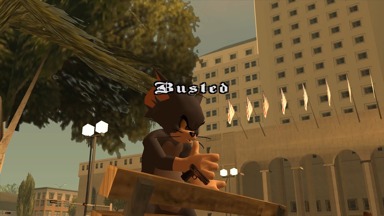 GTA SA: Busted + Random skin #4