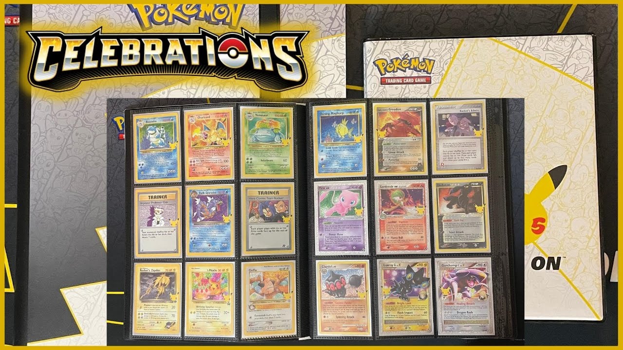 Pokemon Celebrations FULL Complete Master Set! Charizard Venusaur Blastoise And Shiny Mew!