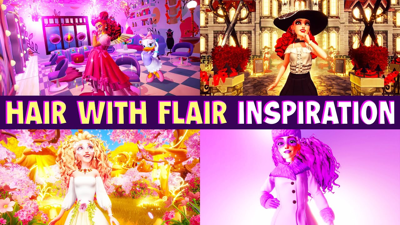 Hair with Flair Inspiration in Disney Dreamlight Valley. I'm SPEECHLESS!