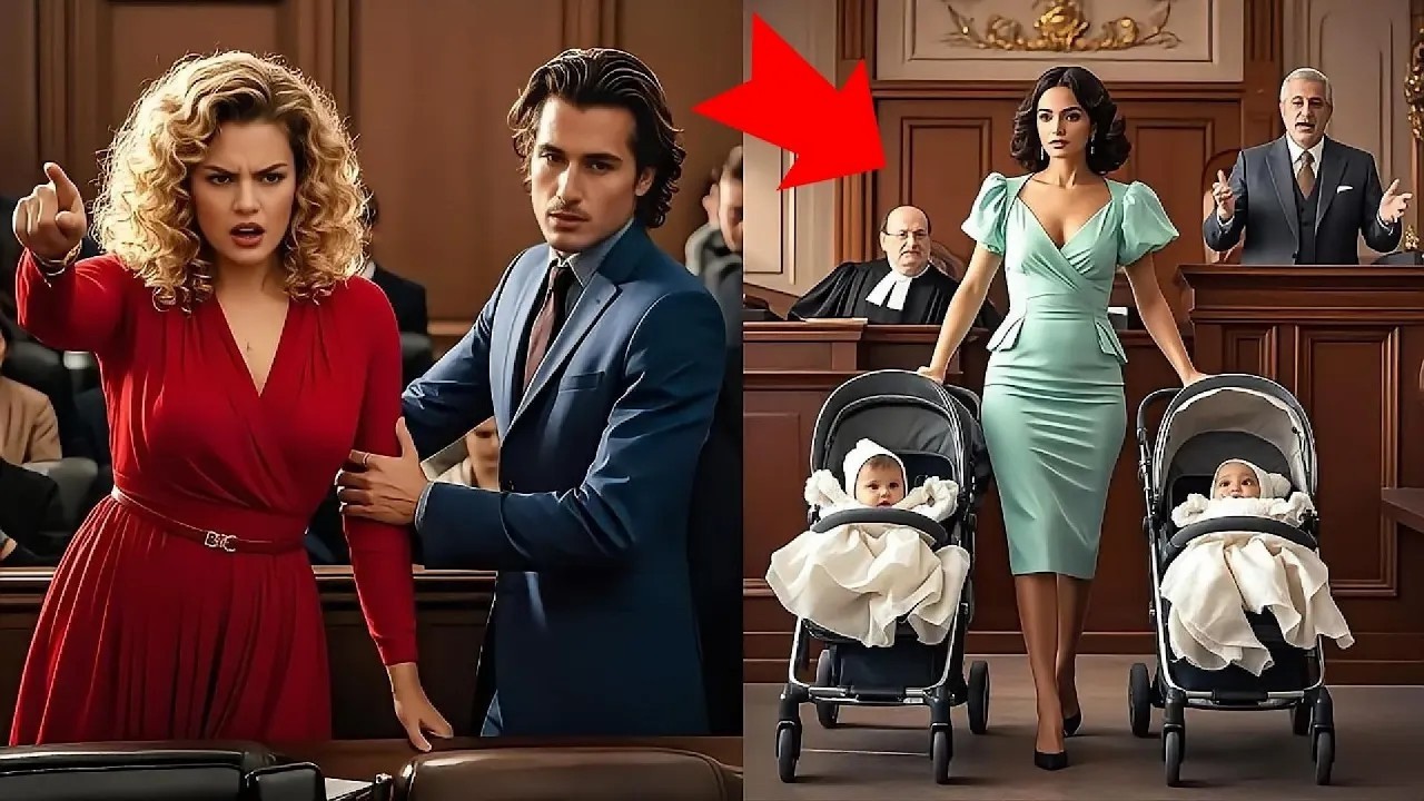“A ESPOSA DESPREZADA APARECEU COM GÊMEOS — E A VERDADE DEIXOU TODOS EM CHOQUE.”